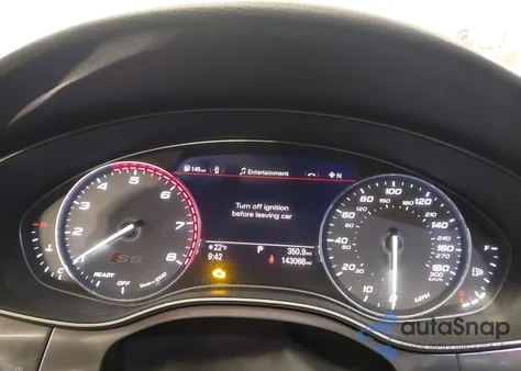 2017 Audi S6 4.0T Premium Plus z USA, uszkodzony, nr VIN WAUFFAFC4HN123148